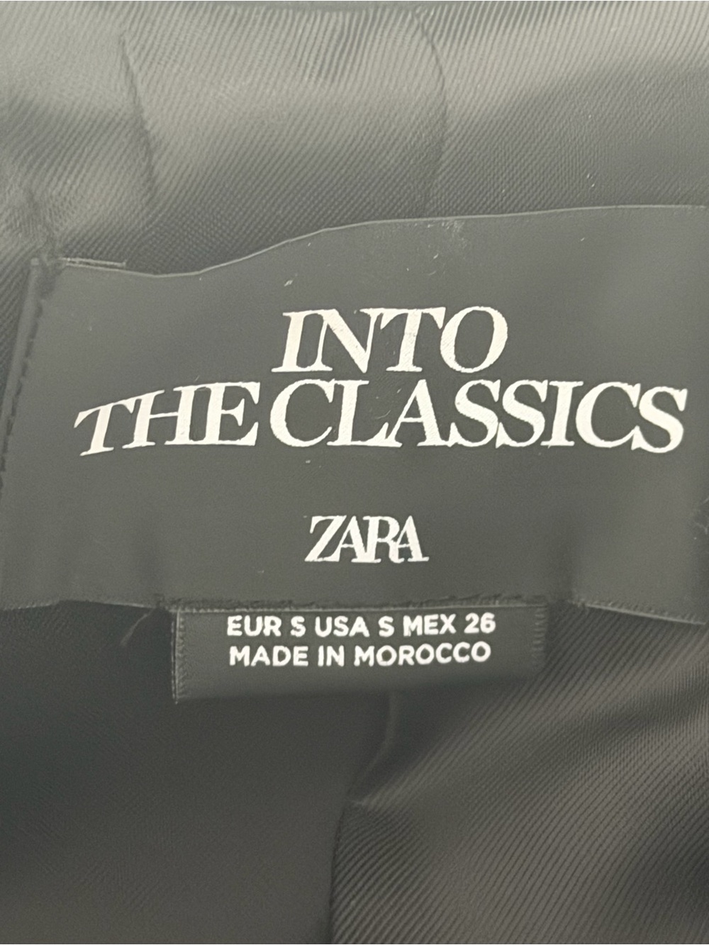 Zara Classic DOUBLE-BREASTED LONG COAT size S - Picture 7 of 8